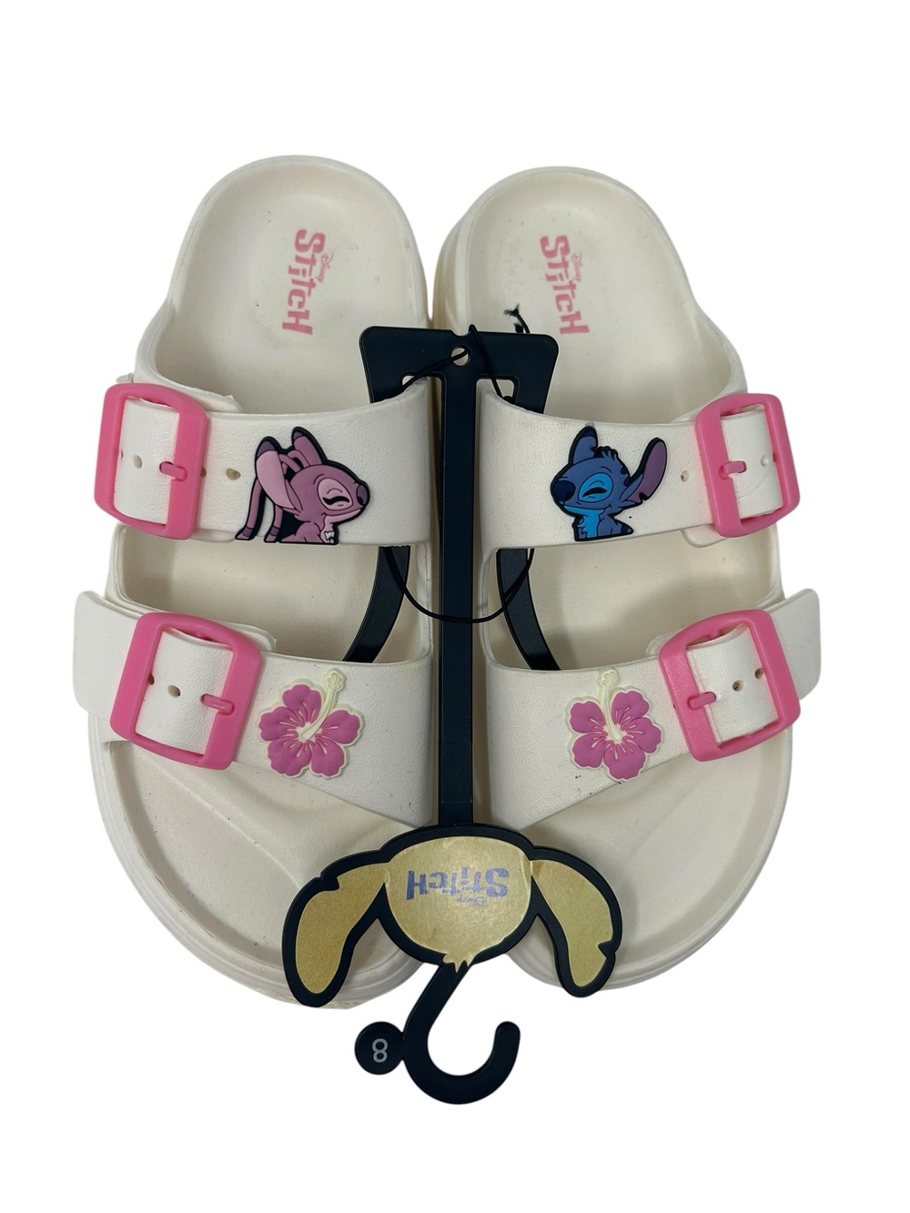 Women's Lilo and Stitch - Stitch and Angel Strap Sandals 8